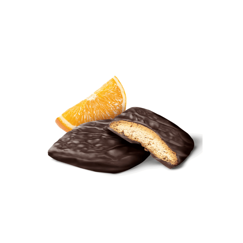 PASTICCINO ALL’ARANCIA RICOPERTO DI CIOCCOLATO
