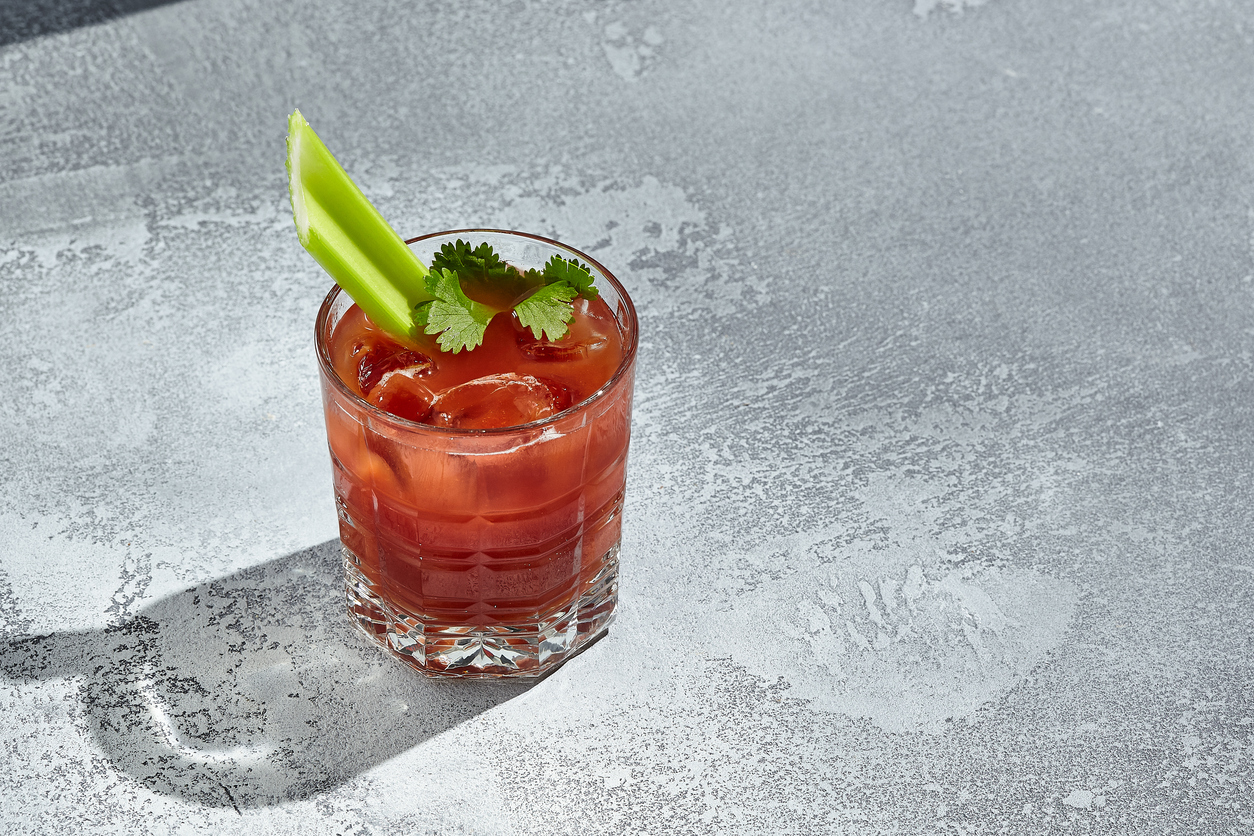 Virgin bloody mary & Grissini a forma di dita